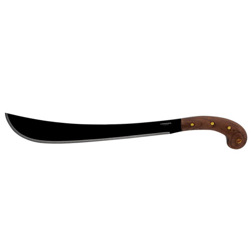 Condor Tool and Knife - Golok Machete - 1075 Carbon Steel - Walnut Handle W/ Leather Sheath