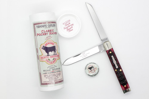 Great Eastern Cutlery Tidioute #41 Town Physician - 2 Blade - Black Raspberry Jigged Bone