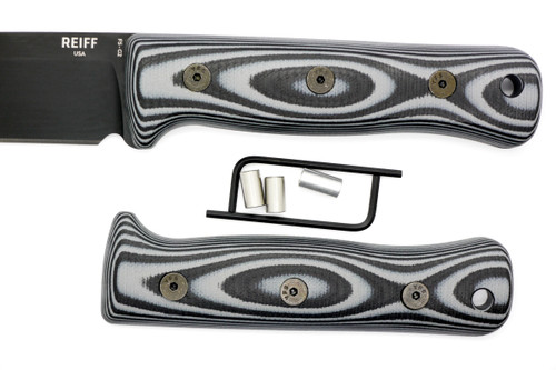 TKC G10 Handle for Reiff Knives F5 GEN 2  - Midnite Tiger 2x2 G-10