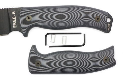 TKC 2.0 G10 Handle for ESEE 5/6  - Midnite Tiger 1X1 G-10