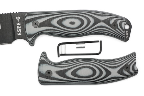 TKC 2.0 G10 Handle for ESEE 5/6  - Midnite Tiger 2X2 G-10