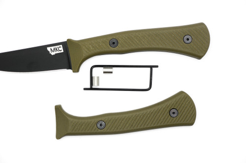 TKC G10 Handle for Montana Knife Company Mini Speedgoat 2.0 - Textured OD Green G-10