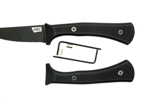 TKC G10 Handle for Montana Knife Company Mini Speedgoat 2.0 - Textured Black G-10