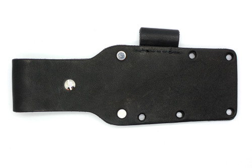 TKC: ESEE 6 Leather Backer - Black WITH Firesteel