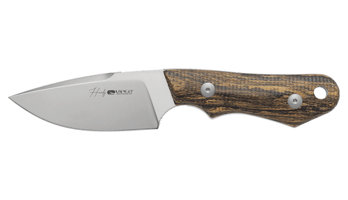 Viper Knives - Handy - 3.3" Stonewash Magnacut Fixed Blade w/ Bocote Wood Handle
