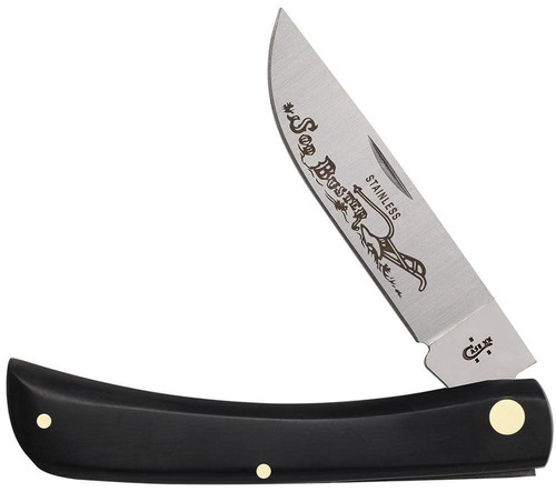 Case Cutlery: Sod Buster - Black Synthetic Smooth Handle - 1 Blade