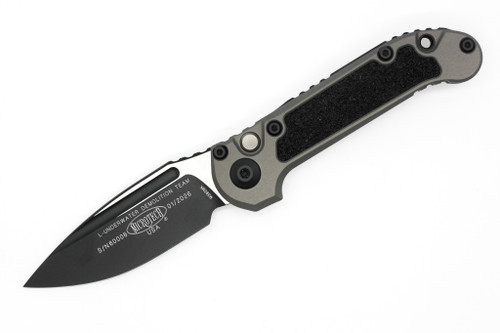 Microtech - LUDT Gen III S/E Black DLC Standard Natural Clear  - Automatic Folding Knife