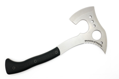 Stoner CNC - Snaggletooth Tomahawk - AEB-L - Black G-10 Handle