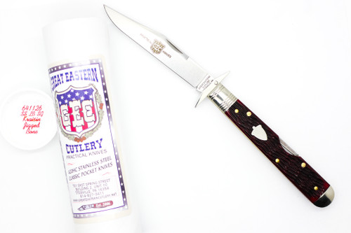 Great Eastern Cutlery #64 Steel Babylon Hill - 1 Blade - Kraisin Jigged Bone