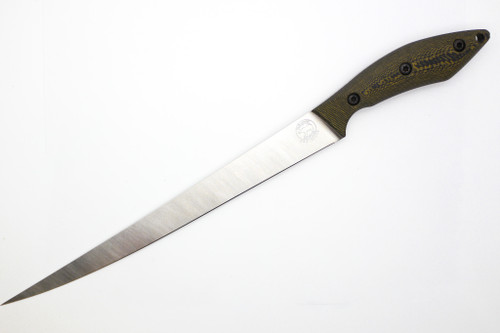 White River Knives Pro Fillet - 10 Inch Blade - Maple & Black Richlite Handle