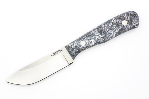 Very Good Knife Company - Traditional Jr. - 3.5" AEB-L Fixed Blade W/ Polar Fat Carbon Handle