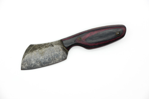 Black Bird Blades - Micro Rooks - 2.2" 80crv2 steel fixed W/ Red & Black Dymalux Handle
