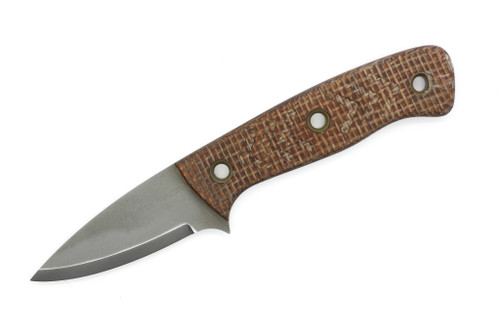 Dave Wenger Blades: Companion - CPM MagnaCut Steel - 2.75" Brown Burlap Micarta - Kydex Sheath