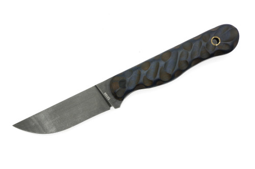 Bone River Co. - All Terrain Mini GEN 2 - 3" 52100 Steel W/ Blue River Richlite Handle