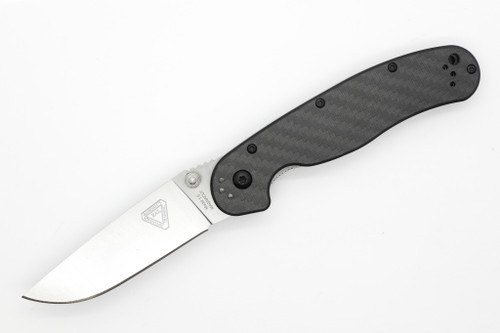 Ontario RAT Model 1.5 Folding Knife 3.25" Satin Magnacut Steel, Carbon Fiber G-10 Handle - 8884
