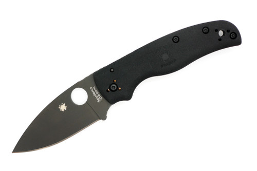 Spyderco - Shaman Light - 3.58" CTS BD1N Steel Folding Knife w/ Black FRN Handle