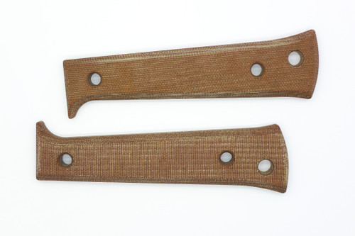 Woods Monkey - Half Chete Handle - Natural Canvas Micarta