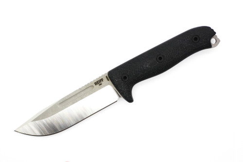 Reiff Knives: Vicon - Fixed Blade - MagnaCut, Saber, Two-Tone, Black G-10, Black Kydex Sheath, Ambi