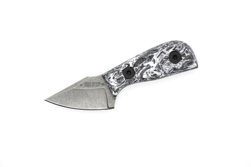 Very Good Knife Company - Mosquito - 1.75" AEB-L Fixed Blade W/ Polar Fat Carbon Handle