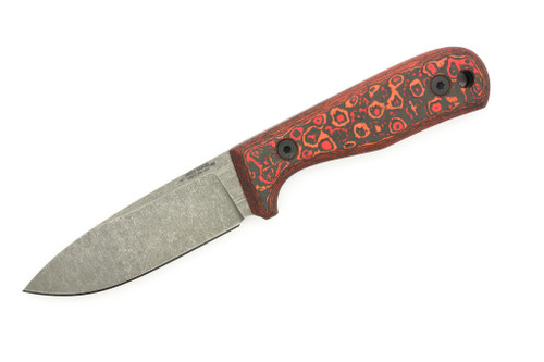 Very Good Knife Company - Rogue - 4" AEB-L Fixed Blade W/ Mars Valley FatCarbon Handle