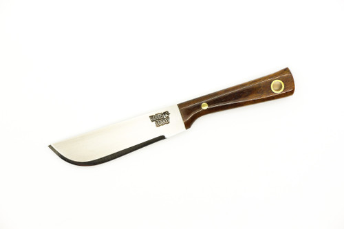 Woods Monkey - Lil Widdle Chete by L.T. Wright - AEB-L Steel - Convex Machete Grind - Satin Finish - Brown Bone Handle - 5