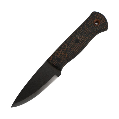 Dave Wenger Blades: Vigtig- S30V Steel - Camo Burlap Micarta - Kydex Sheath