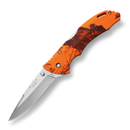 Buck Knives - 286 Bantam BBW Knife - 3.75" 420HC Steel Folding Blade w/ Mossy Oak Blaze Nylon Handle