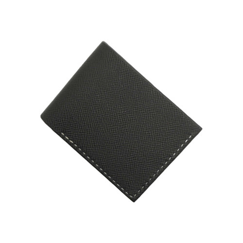 Sage Grouse Leather Rugged Bifold, Black Hatch / Black Hatch
