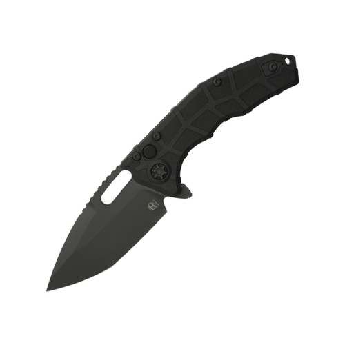 Heretic Knives Martyr Tanto - Black Polymer Chassis -  Black Magnacut