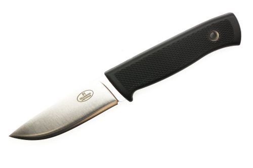 Fallkniven - F1 Military Survival Knife - 3.8" VG-10 Steel Fixed Blade Knife w/ Black Thermorun Handle
