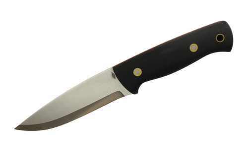 Battle Horse Knives - Battlelore - 4.5" 01 Steel Fixed Blade w/ Black Canvas Micarta W/ Orange Liners Handle