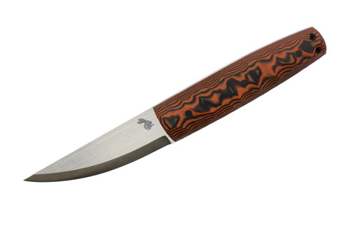 Field & Steel - Garcia Delta - TKC Exclusive -3.5" AEB-L Steel Fixed Blade W/ Orange & Black G-10 Handle