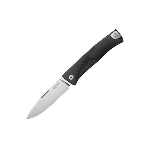 Lionsteel Thrill Integral Slipjont, Black Aluminum, Satin M390 - TL-A-BS