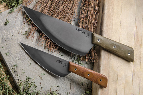 TOPS Knives Frog Market Special Combo - FMS-CMB - Includes Frog Market Special XL and Frog Market Special - Piggyback Kydex Sheath Setup