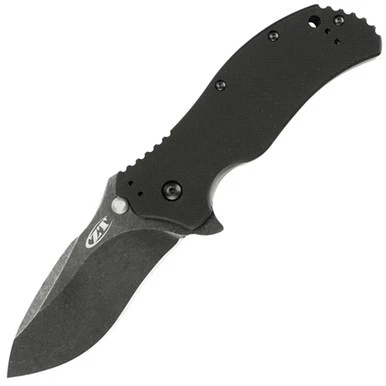 Zero Tolerance 0350 Black G10, Blackwash S30V - 0350BW