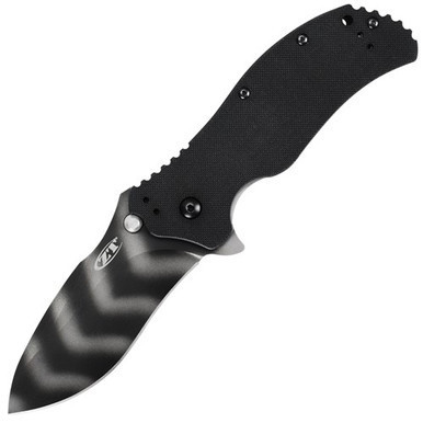 Zero Tolerance 0350 Black G10, Tiger Stripe S30V - 0350TS