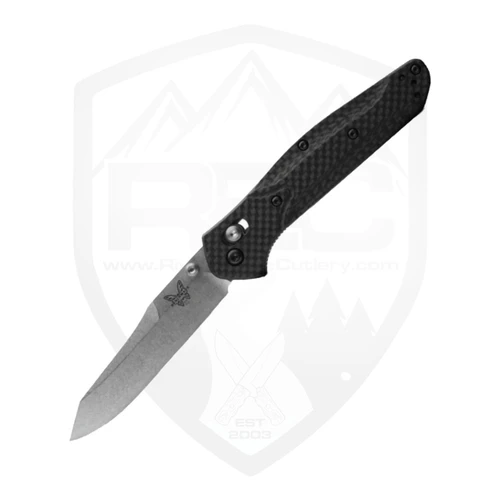 Benchmade Osborne Carbon Fiber, Stonewash S90V - 940-1