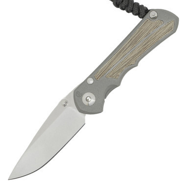 Chris Reeve Knives Small Inkosi Drop Point, Natural Micarta / Stonewash CPM MagnaCut - SIN-1014
