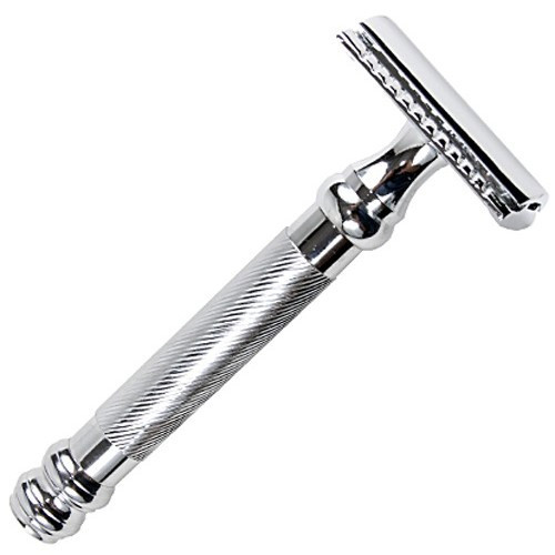 Parker 98R Ultra Heavyweight Safety Razor, 3-Piece Long Handle
