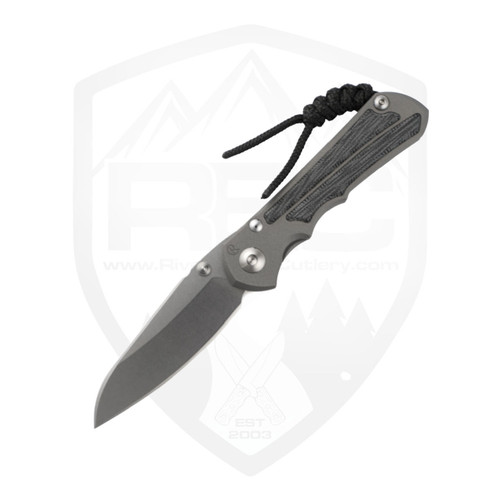 Chris Reeve Knives Small Inkosi Insingo Black Micarta, Stonewash MagnaCut - SIN-1028