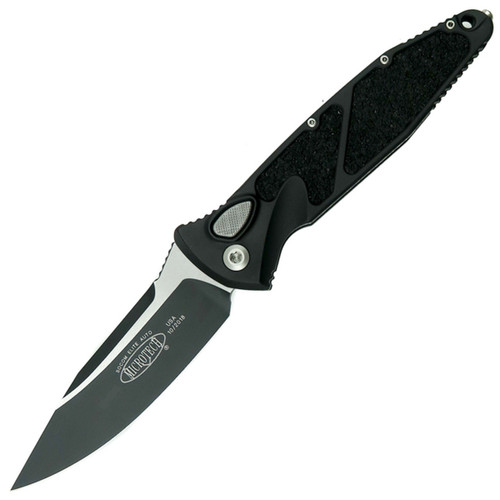 Microtech SOCOM Elite Auto Spearpoint, Black Aluminum, Black M390 - 160A-1