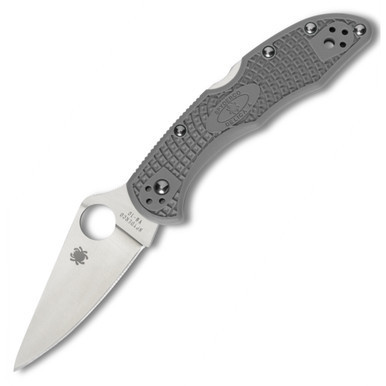 Spyderco Delica 4, Gray FRN / Satin VG-10 - C11FPGY