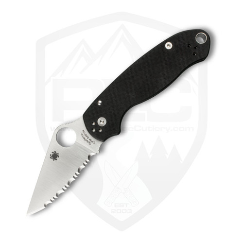 Spyderco Para 3 SpyderEdge Black G10, Stonewash S45VN - C223GS
