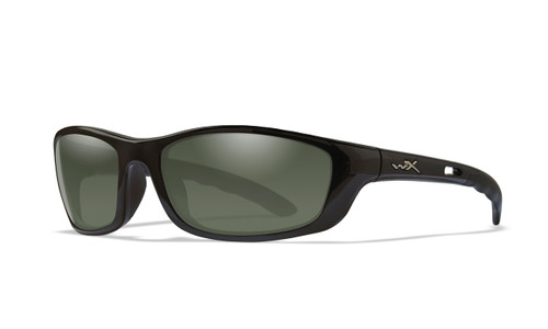 Wiley X P-17 POL Green Lens/Gloss Black Frame