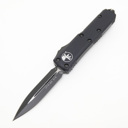 Microtech UTX-85 Double Edge, Black Aluminum / Black M390 - 232-1T