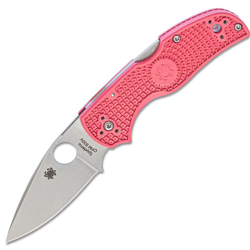 Spyderco Native 5 Lightweight, Pink FRN / Satin CPM-S30V - C41PPN5
