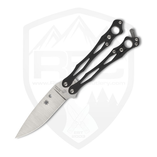 Spyderco SmallFly 2, Black G-10 / Satin CPM-S30V - B02GP2
