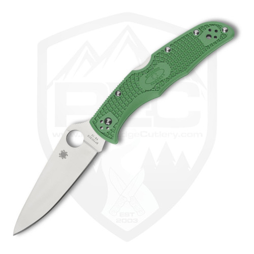 Spyderco Endura 4, Green FRN / Satin VG-10 - C10FPGR
