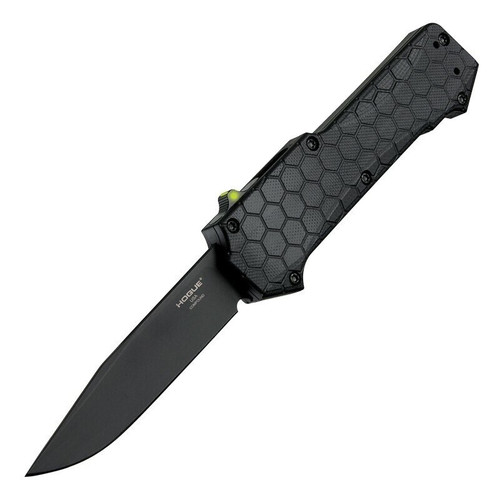 Hogue Compound 3.5" OTF Clip Point Black G10, Black S30V - 34031