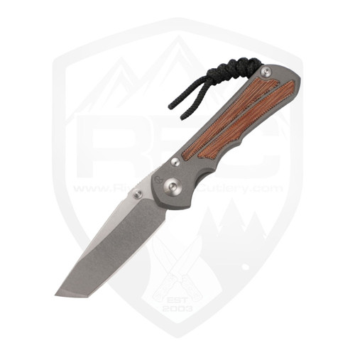 Chris Reeve Knives Small Inkosi Tanto Natural Micarta, Stonewash MagnaCut - SIN-1046